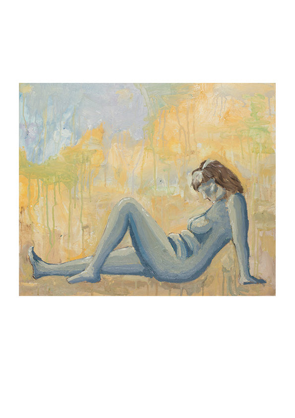Nude sunbathing - Fine Art Print